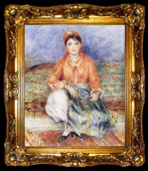 framed  Pierre-Auguste Renoir Seated Algerian, ta009-2